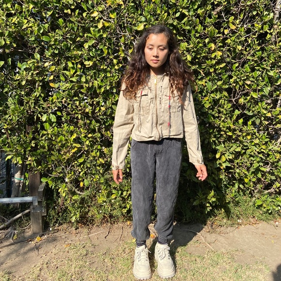 Ralph Lauren Cropped Canvas Jacket - Picture 1 of 3
